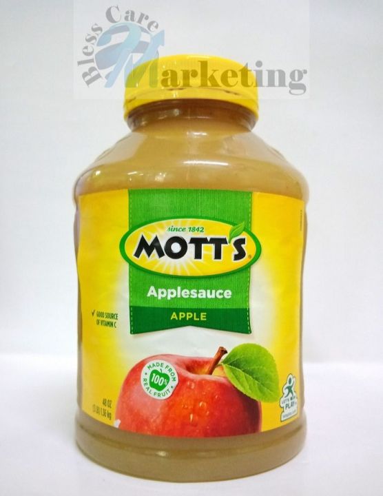 MOTT'S APPLESAUCE APPLE, GOOD SOURCE OF VITAMIN C 48OZ (3 LB) 1.36Kg 014800001822 Lazada PH