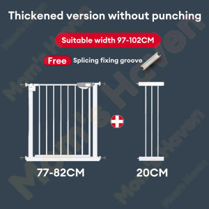 Adjustable Safety Gate for Pets and Kids 180° Dual Open Easy to Install in 1 Min 180° Dual-Way Opening for Easy Pass