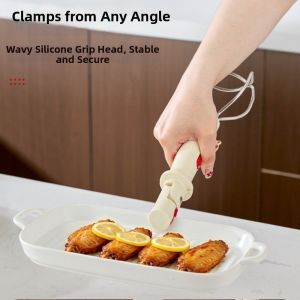 FRIDAD 2-in-1 Anti Scalding Clip Non-Slip Heat-Resistant Hot Bowl Gripper Portable Universal Anti-hot Bowl Plate Clips Kitchen