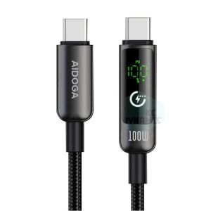 AIDOGA DC-431 Data Cable Auto Power-Off Cable DC-4313 100W Fast Charging Cable DC-4312 USB Cable DC-4314 Type-C Cable Aidoga Cable