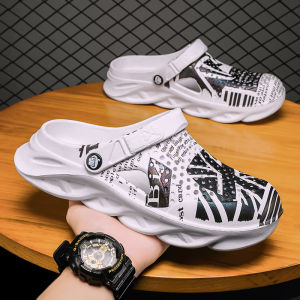 KHTIBPA Mens Summer Crocs Sandals Beach Shoes Outdoor Sport Sandals Beach Slippers For Men