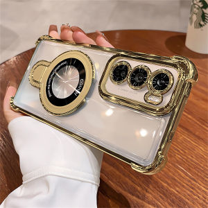 Luxury Glitter Mirror Kickstand Phone Case for Realme C67 C61 C63 C2 C3 C30 4G C30S C31 C33 C35 C53 C51 C55 C11 2020 C20 C11 2021 C12 C21Y C15 C25 C25s C25Y Note 60 50 Shockproof Cover Casing