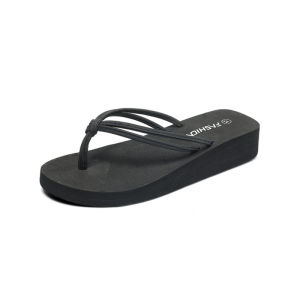 Free Shipping WomenS Summer Fashion Flip-Flops Suitable For Outdoor Wear With Non-Slip Soles Designed For Use In The Bathroom Featuring A Wedge Heel And Thick Sole Perfect For The Beach 2026 New Style
