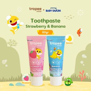 Tropee Bebe x Pinkfong Toothpaste 60ml / Tropee Bebe Toothpaste
