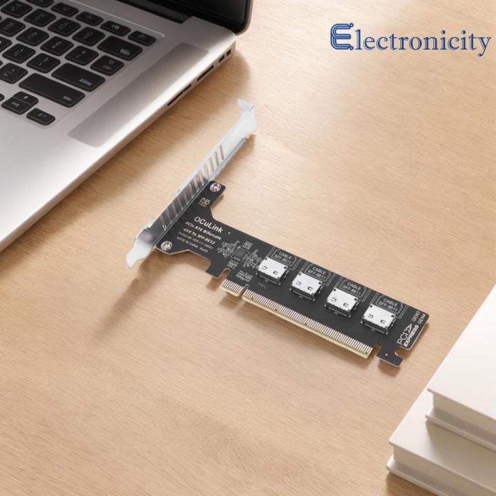 PCI-Express4.0 16x PCIE Detachable To 1/4 Oculink Split Bifurcation ...