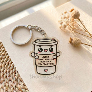 Emotional Support Acrylic Keychain Kids Goodie Bag Gifts Children Day Gift Christmas Gift Teachers Day Gift