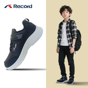 RECORD XFORCE SEPATU SEKOLAH ANAK TK SD SMP 4-13THN ALL BLACK HITAM PUTIH 30-37 PEREKAT COWO CEWE