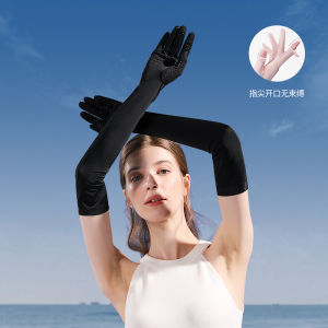 Ống tay chống nắng bao cánh tay chống nắng cho nữ hở ngón có gai chống trơn cao cấp - Alice Store