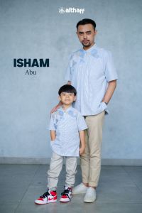 Baju Couple Koko Dewasa dan Anak by Althaff Isham Series