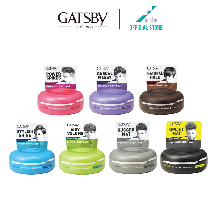 GATSBY Moving Rubber Mini Hair Wax Series (15g) | Lazada Singapore