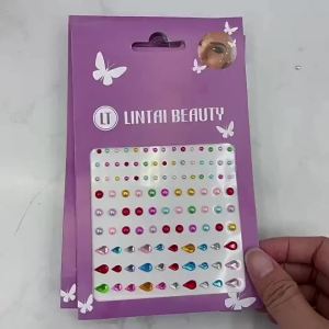 Water drop teardrop face diamond stickers girls pearl gem diamond stickers nail art diamond stickers