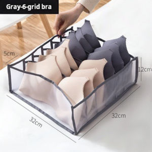 [Loveme258]Underwear organizer put socks god closet drawer type load bra underwear compartment organizer box home内衣收纳盒