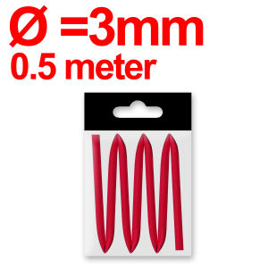 Selongsong Bakar Kabel Heat Shrink Assit Hook Warna Merah