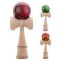 Pezhong Japan Traditional Wooden Marble Kendama Kids Skill Ball Game Toy Wine Red. 