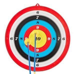 Mục Tiêu / Tiêu Điểm Size 42cm - Mẫu Treo - Dùng Chấm Điểm Thi Đấu Bắn Tên ( không bao gồm mũi tên)