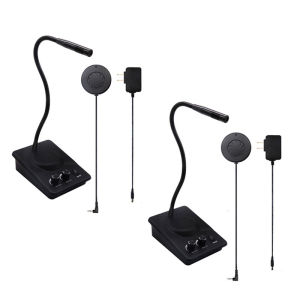 Calltou Window Speaker Intercom Dual-Way Window Communication Intercom System for Efficient Transactions at Stations/Banks/Airports WI08