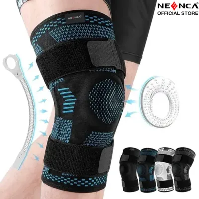 NEENCA Bandage Knee Brace Support Compression Sleeve with Side Stabilizers and Patella Gel for Knee Pain Meniscus Tear ACL MCL Injury Recovery
