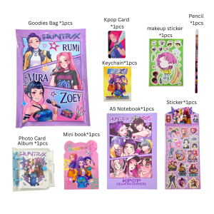 Kpop Demon Hunters Gift Set Kindergarten Kids Set Hadiah Hari Jadi Anak Tadika