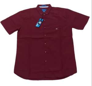 PIO PIO COLLECTION Kemeja pria lengan pendek premium distro motif polos baju kerja casual