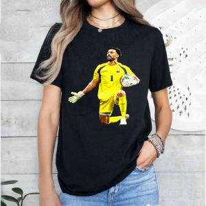 [Local Stock] HBESTY  Vozinha Cape Verde National Flag Element Graphic Men Women Daily Cotton T Shirt Football Goalie Fan Apparel Street Outfit Tops