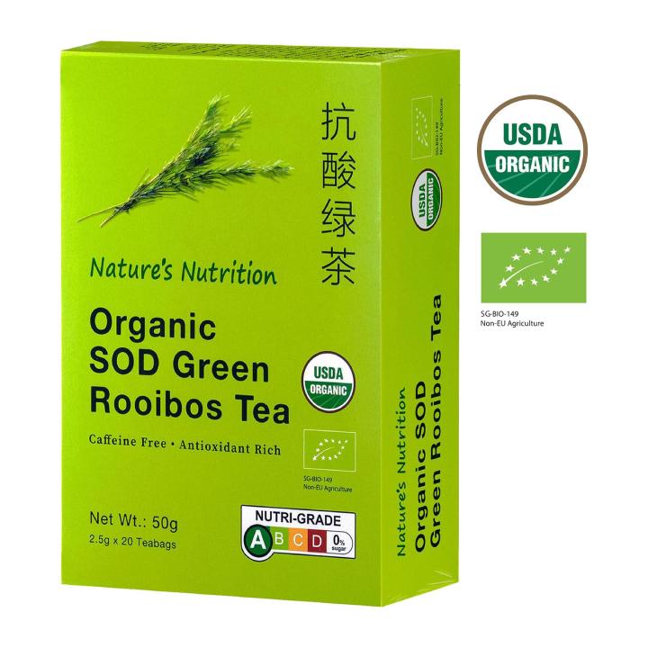 Nature's Nutrition Organic Green Rooibos Tea Lazada Singapore