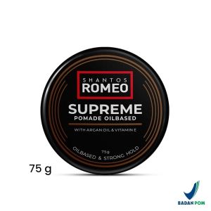 SHANTOS Romeo SUPREME Pomade 75g - Styling Rambut Water/Oil Based