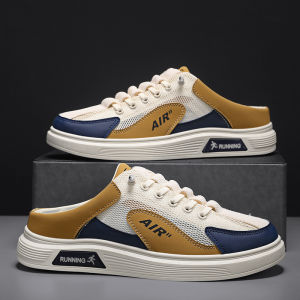 Mens half shoes breathable slip on shoes rubber shoes walking shoes half slipper for men diving shoes Sneakers shoes