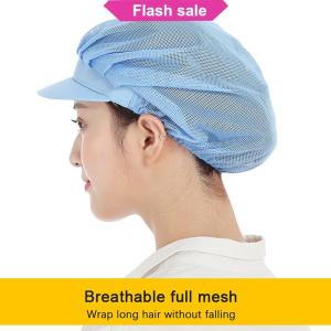 SHENHAO2🎀 Đầu bếp Hat chống bụi hội thảo phục vụ hat nhà máy thực phẩm làm việc hat căng tin làm việc hat