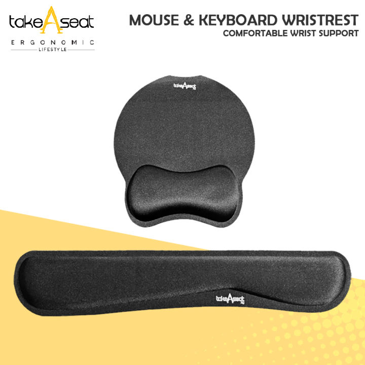 Mouse and Keyboard Ergonomic Wristrest Pad ★ Comfortable Cushion