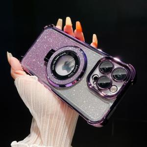 Luxury Gradient Shockproof Case iPhone 11 12 13 14 15 16 pro max 15 16 plus with Foldable stand support Casing iPhone 11 12 13 14 15 16 pro max 15 16 plus