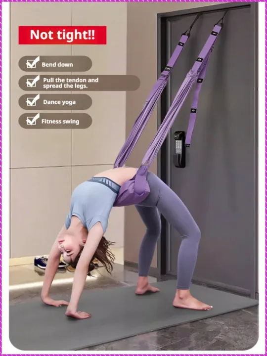 Stretching Rope You Can Use It If You Have a Door Soft Yoga Rope ...