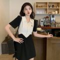 【F & F】  trending dress semi formal attire for women graduation dress sunday dress blazer dress turtle neck dress sunday party dress for teens office dress debut dress aesthetic dress. 