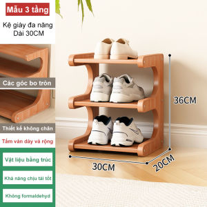 KUCA Giá để giày Kệ giày Bằng Tre 2/3/4/5/6 Tầng Giá để giày tre nhiều tầng Kệ Lưu Trữ Bàn