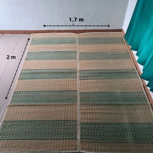 Tikar tenun samak mendong 170x200cm tikar gaya tradisional samak untuk lantai/wisata