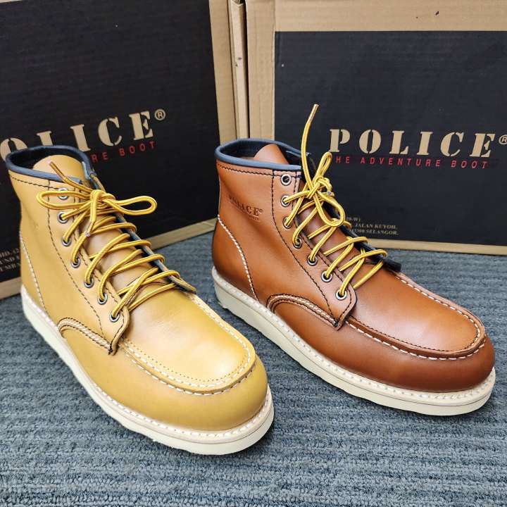 Safety boots store brand police