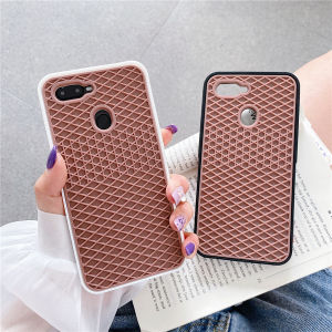 Vans Sole Silicone Shell Cover Case For Realme 9 Pro Plus 8 5G 7i 7 6 5 2 Pro C1 C11 2021 C12 C15 C17 C20 C20A C21Y C25 C25s C25Y Narzo 20 30A 50A Prime Waffle Sole Mesh Pattern Cases