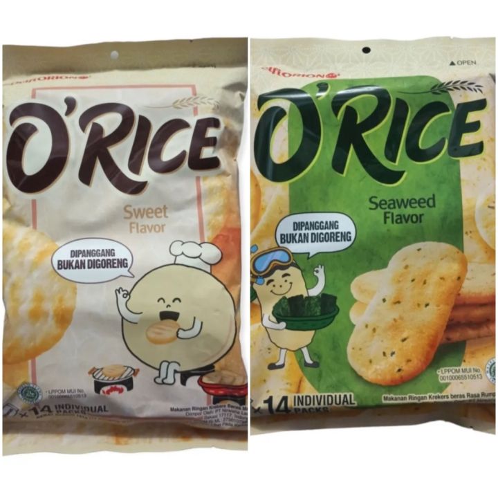 Delfiorion ORice O Rice Crackers Sweet Seaweed | Lazada Indonesia