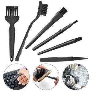ESH63 Portable Cleaning Tool Dust remove Temperature Resistant For Laptop For Phone 6 in 1 Computer Cleaners Anti Static Keyboard Brush Kit
