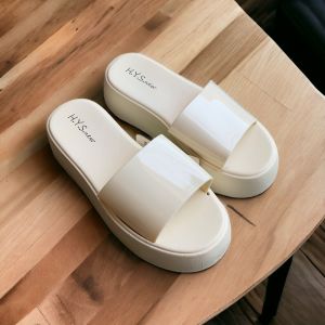 Sandal Jelly Wanita Terbaru/Sendal Wedges Selop Jelly HYS 1758/Sendal Karet Import Kekinian