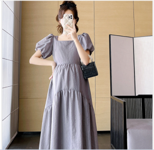 ĐẦM BẦU VÁY BẦU CÔNG SỞ DƯ TIÊC VOAN LỤA CAO CẤP