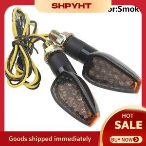 SHPYHT✨ 14LED Motorcycle Turn Signal Lamp Amber Light Indicator Universal 12V