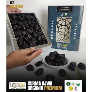 Castle Farms - Kurma Ajwa Almadina Premium Organic 1kg