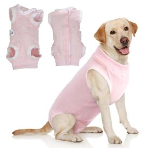 Dogs Post Surgeries Shirt Elastics Collar Prevents Licking Wounds Small Media Pet Puppies Summer Clothes