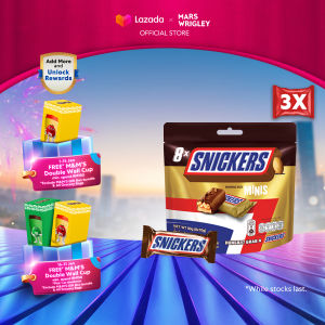 -MINGYUs Favorite- [Bundle of 3] Snickers Peanut Bar Share Bag 80g Chocolate / Recharge