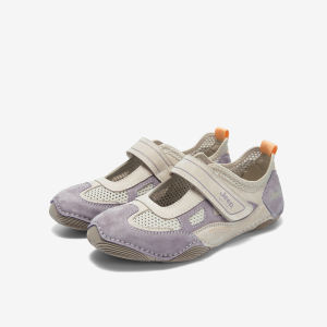 [Có Sẵn AUTH] Giày Búp Bê Jeep Mary Jane Classic V3 Màu Xám Màu Tím Giày Sandal Đế Bệt 2.5cm FullBox