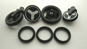 Stroller Wheel Tyre For Yoya Plus Series Stroller Original Accessories Front Back Wheels For Yoya Plus 2/3/4/Max/Pro Trolley