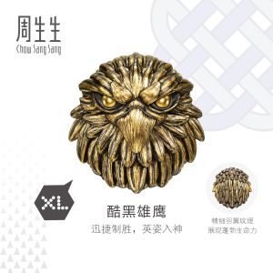 Chow Sang Sang  周生生 999 Gold Eagle Charm for Men 96629C  [Bracelet not included]