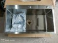 [Chậu Đúc 7545] Chậu rửa chén bát inox 304 -1 hộc lớn KT 7545 dày 2ly. 