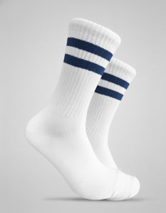 Predecessors Taf Kaos Kaki Sock White Stripe Navy
