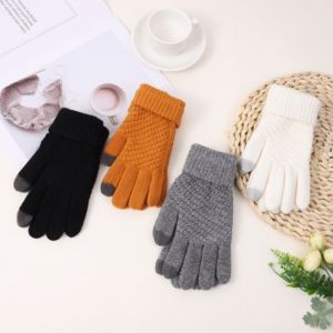 Touch Screen Motorcycle Bike Gloves Warm Stretch Guantes Thick Anti-UV Touch Screen for Women & Men
